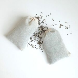2x Lavender Sachets (Organic French Lavender Flower) Sachets Set of 2